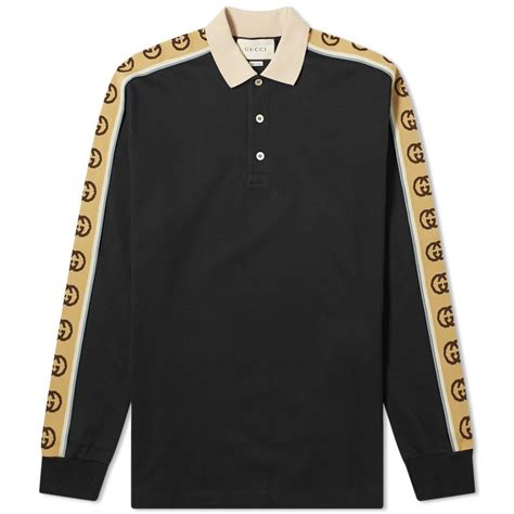 gucci polo shirt cheap|Gucci long sleeve polo shirt.